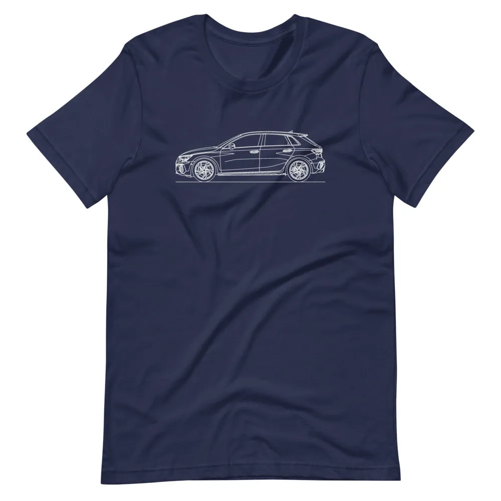 Audi 8Y S3 Sportback silhouette T-shirt