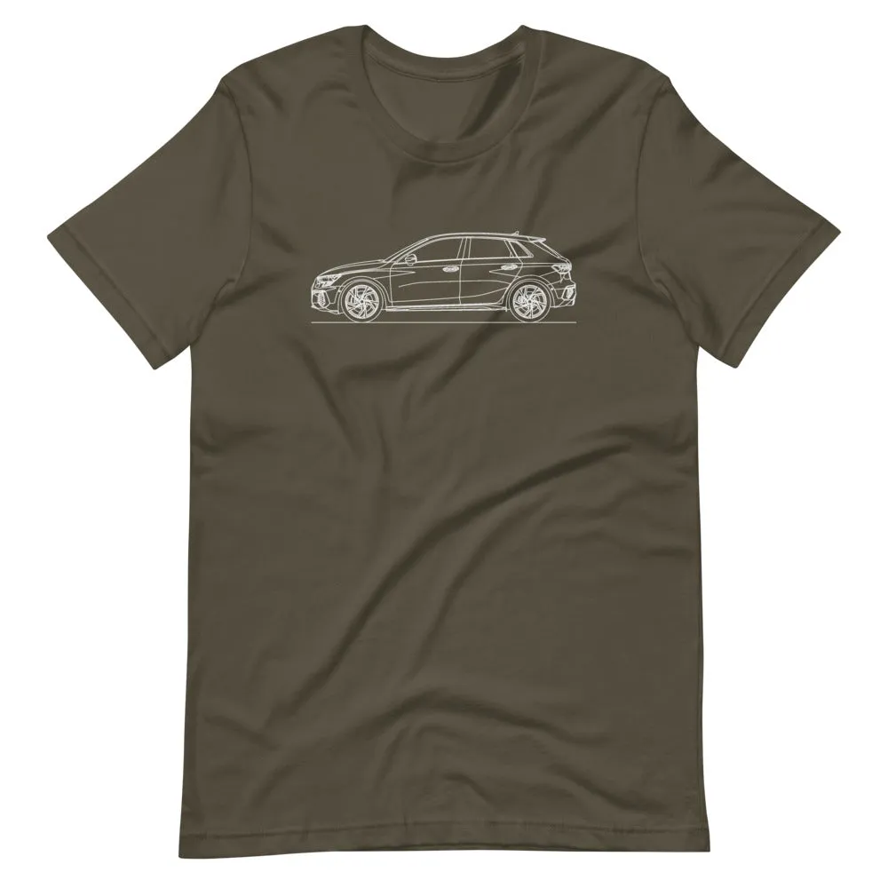 Audi 8Y S3 Sportback silhouette T-shirt