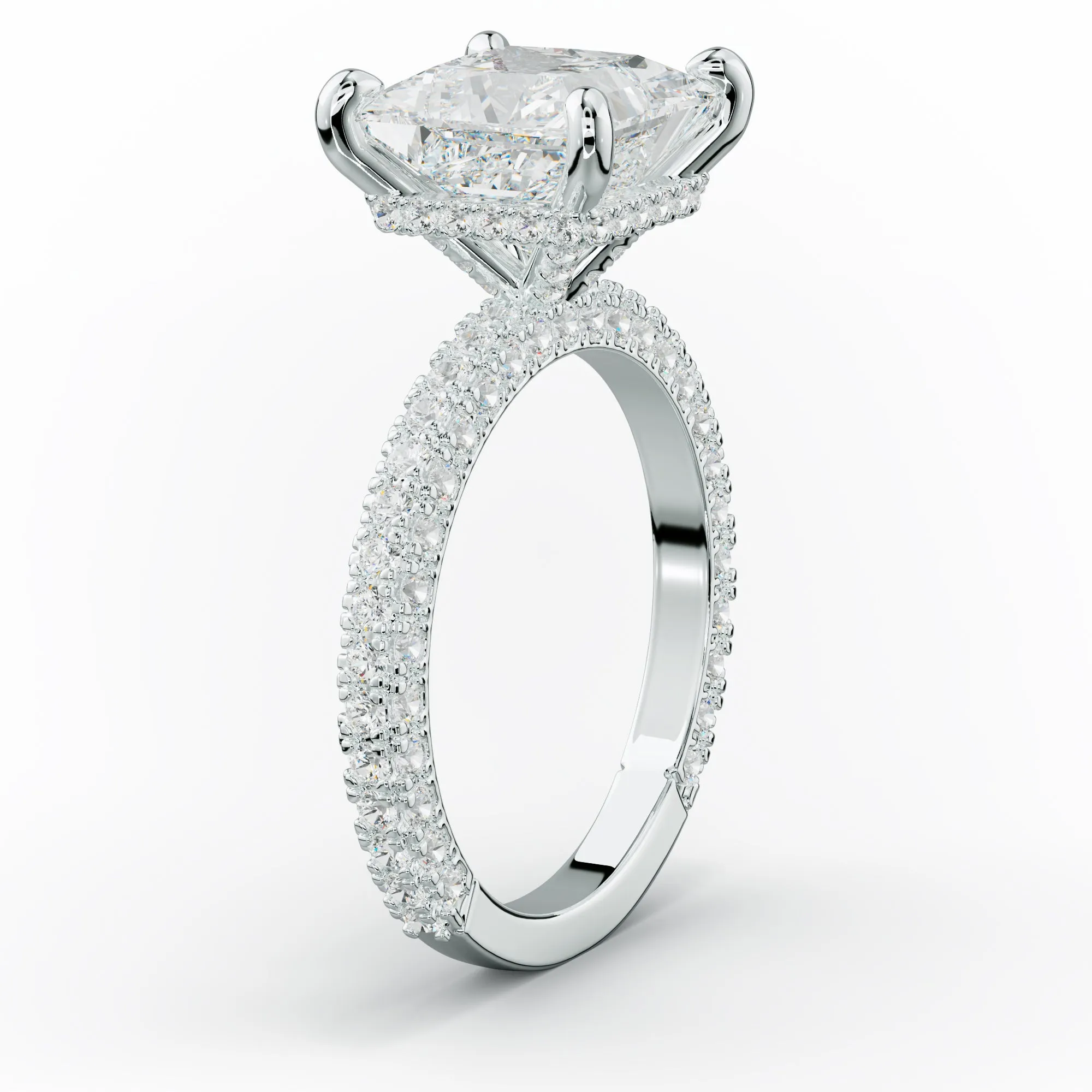 Aurora Princess Cut Diamond Engagement Ring