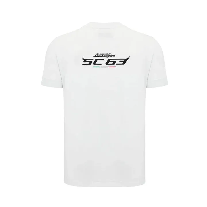 Automobili Lamborghini SC63 Hypercar Men's Sportswear T-Shirt - White