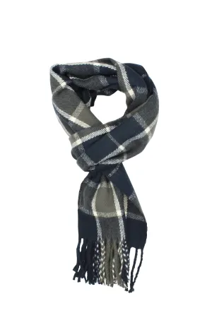Avenel Acrylic Check Scarf