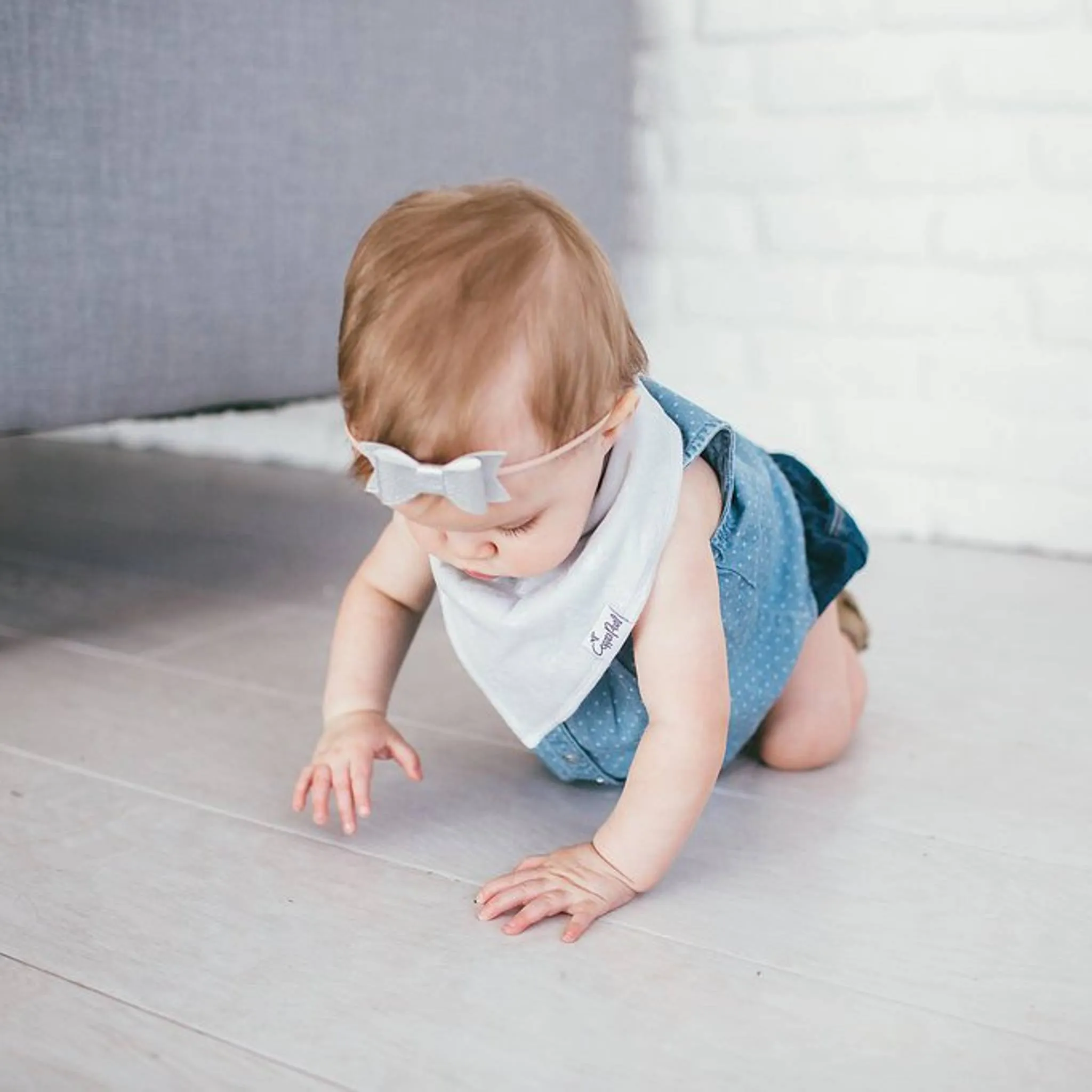 Baby Bandana Bibs - Grey Basics