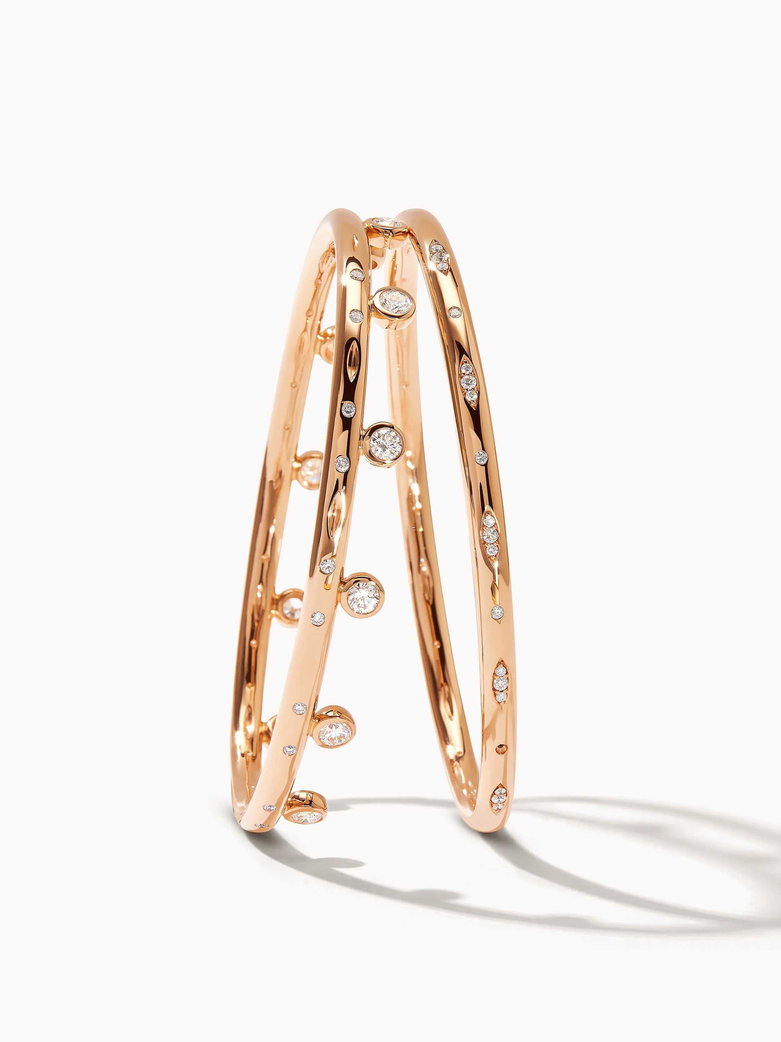 Bangle GYPSY 'Classic' 17 cm 18K rose gold