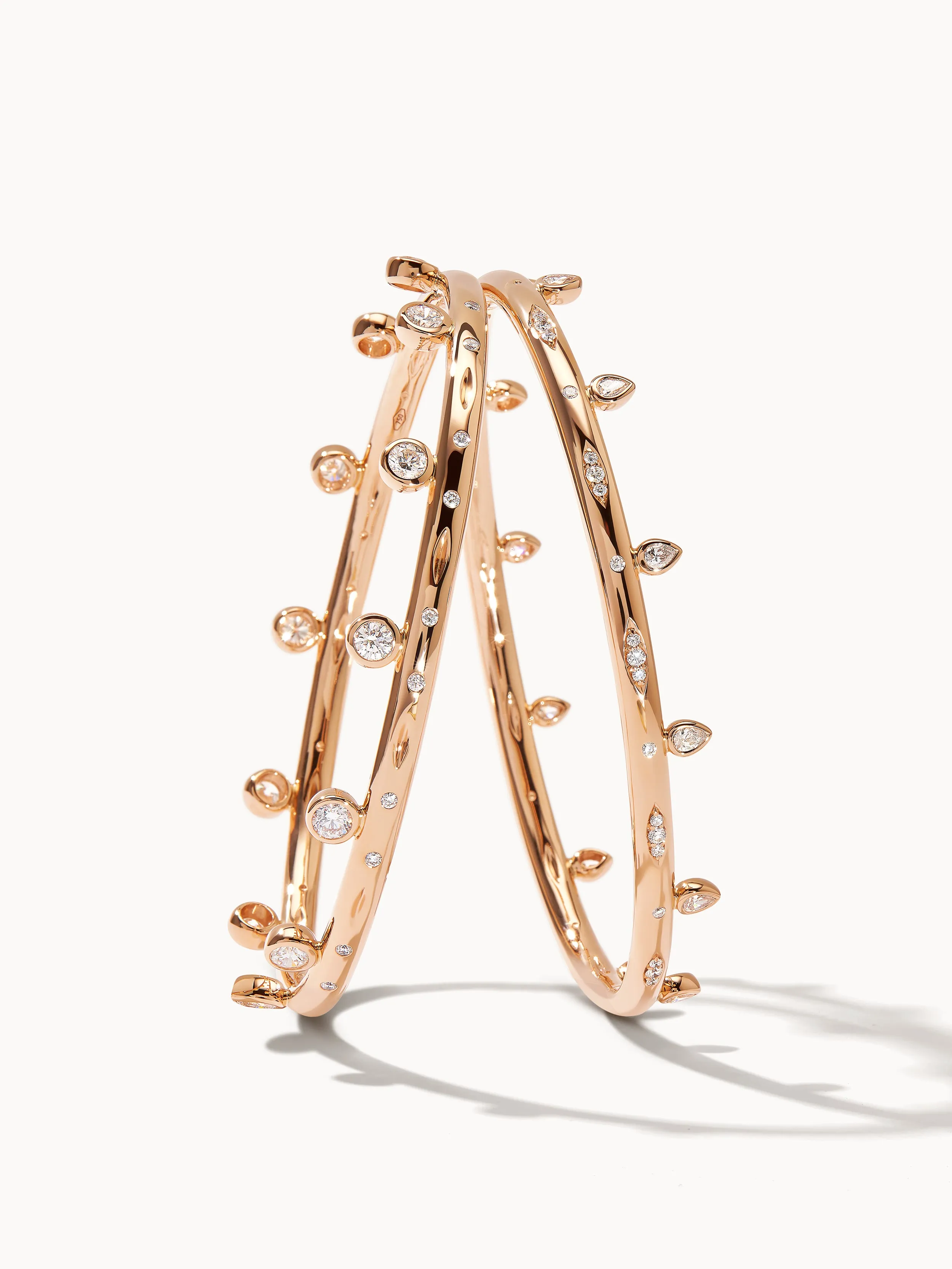 Bangle GYPSY 'Classic' 17 cm 18K rose gold