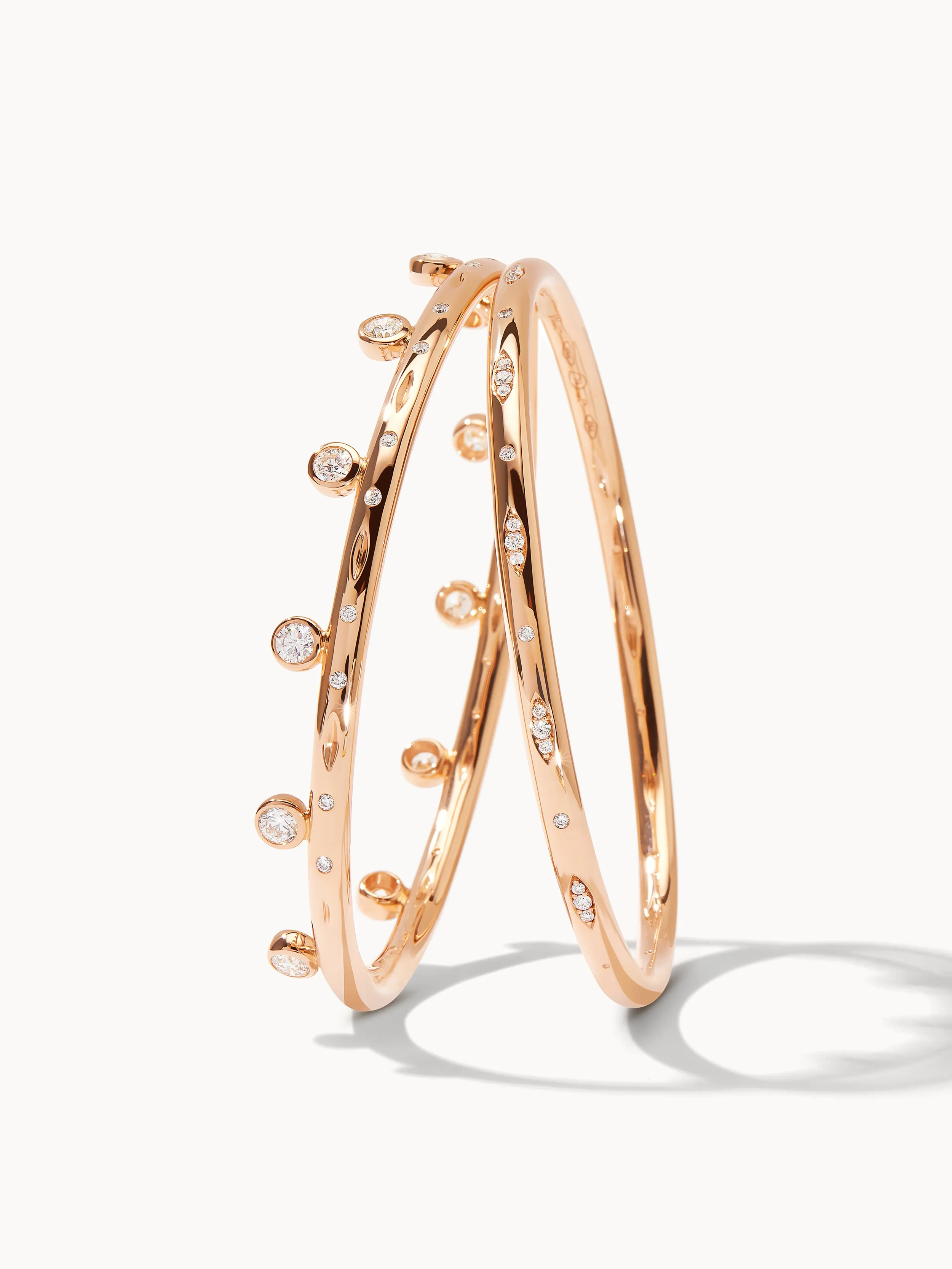 Bangle GYPSY 'Classic' 17 cm 18K rose gold