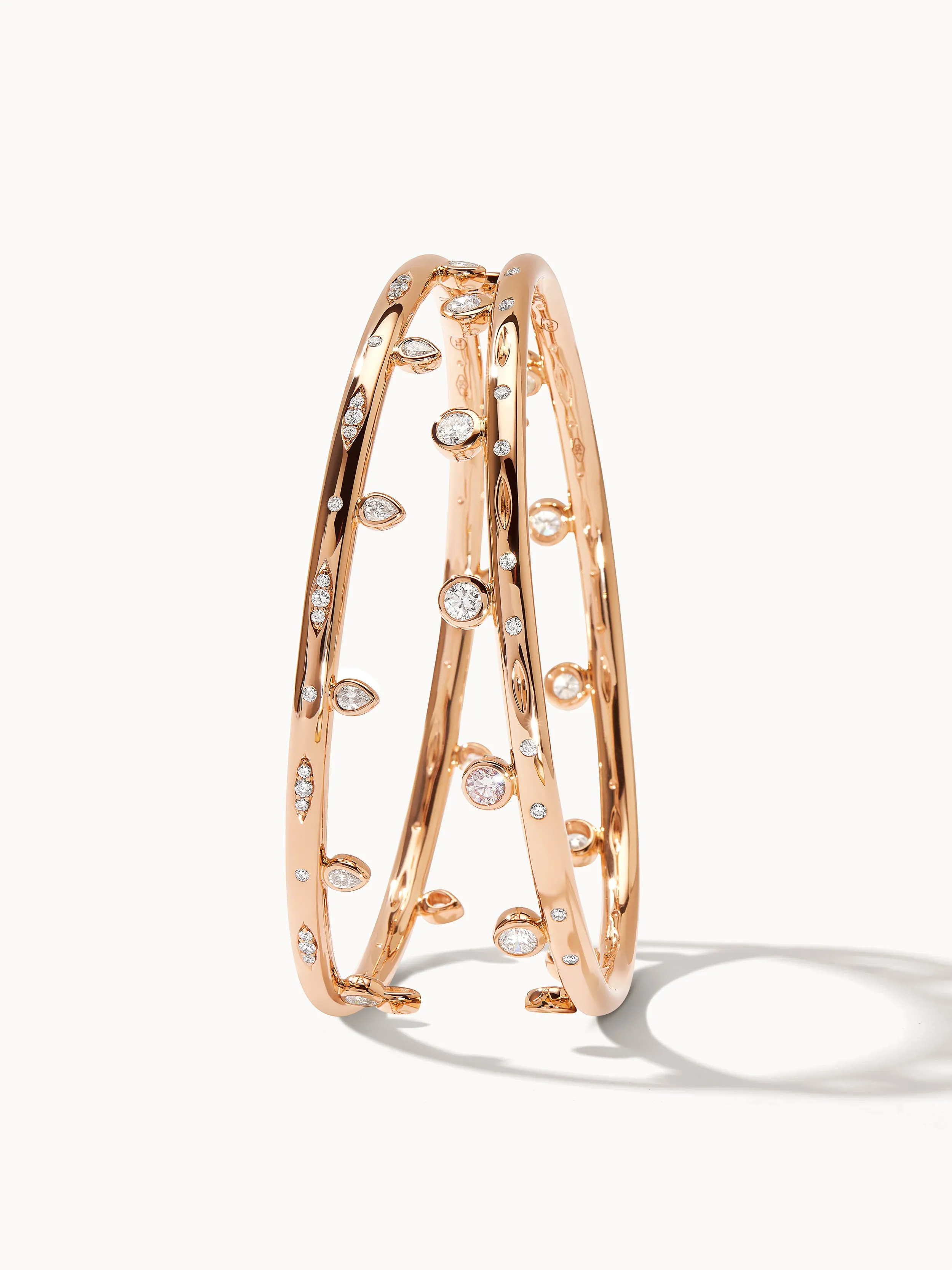 Bangle GYPSY 'Classic' 17 cm 18K rose gold