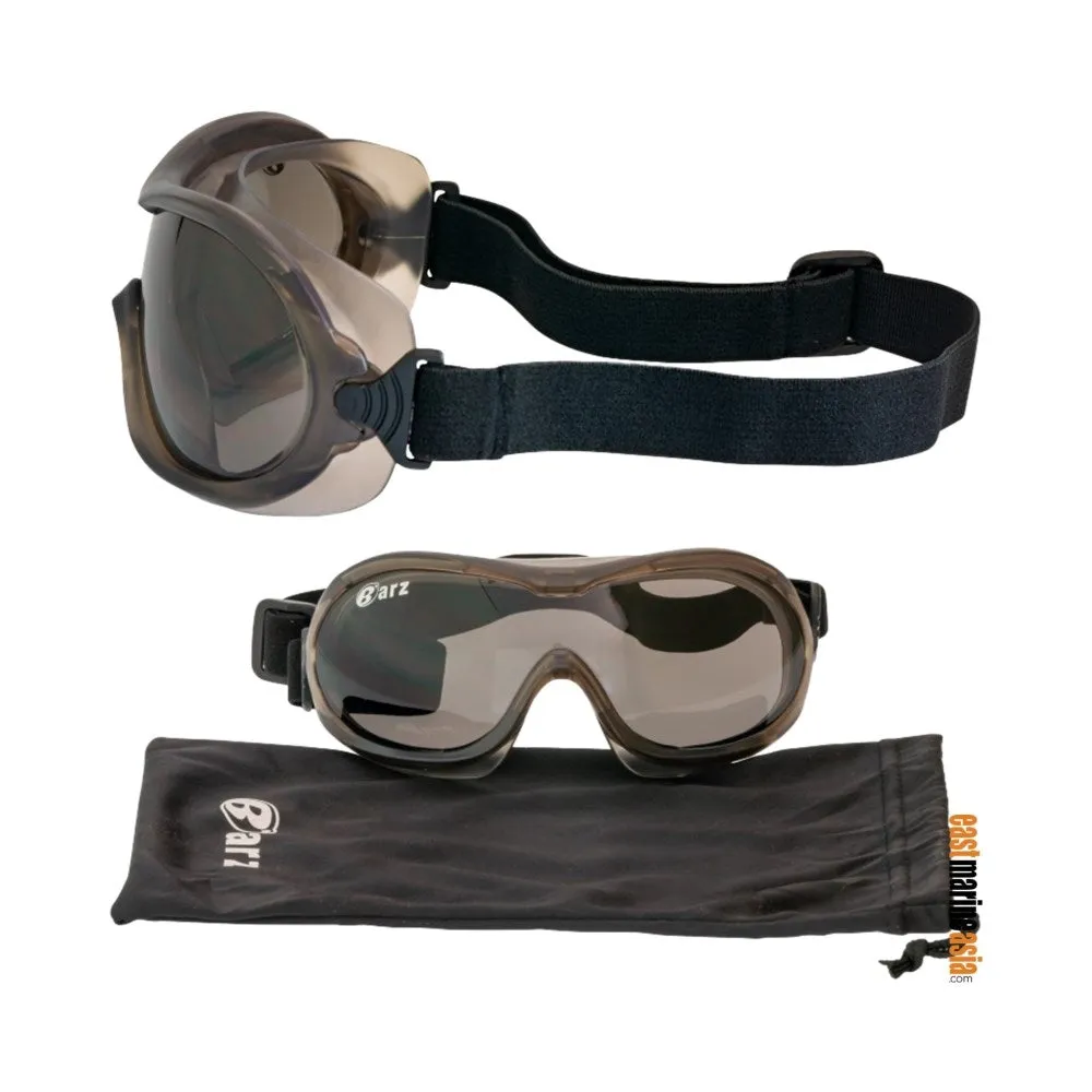 Barz Optics Sea Spray Polycarbonate Non Polarised Sunglass Goggle - Red