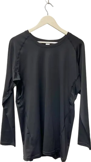 Black Long Sleeve Top UK 2XL
