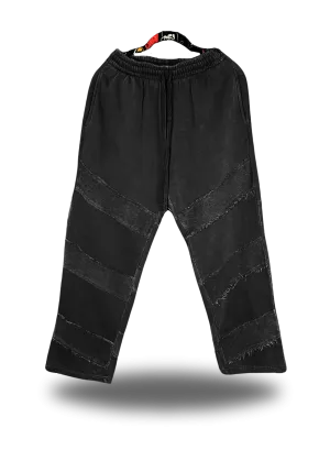 BLACK PATCHED JOGGER