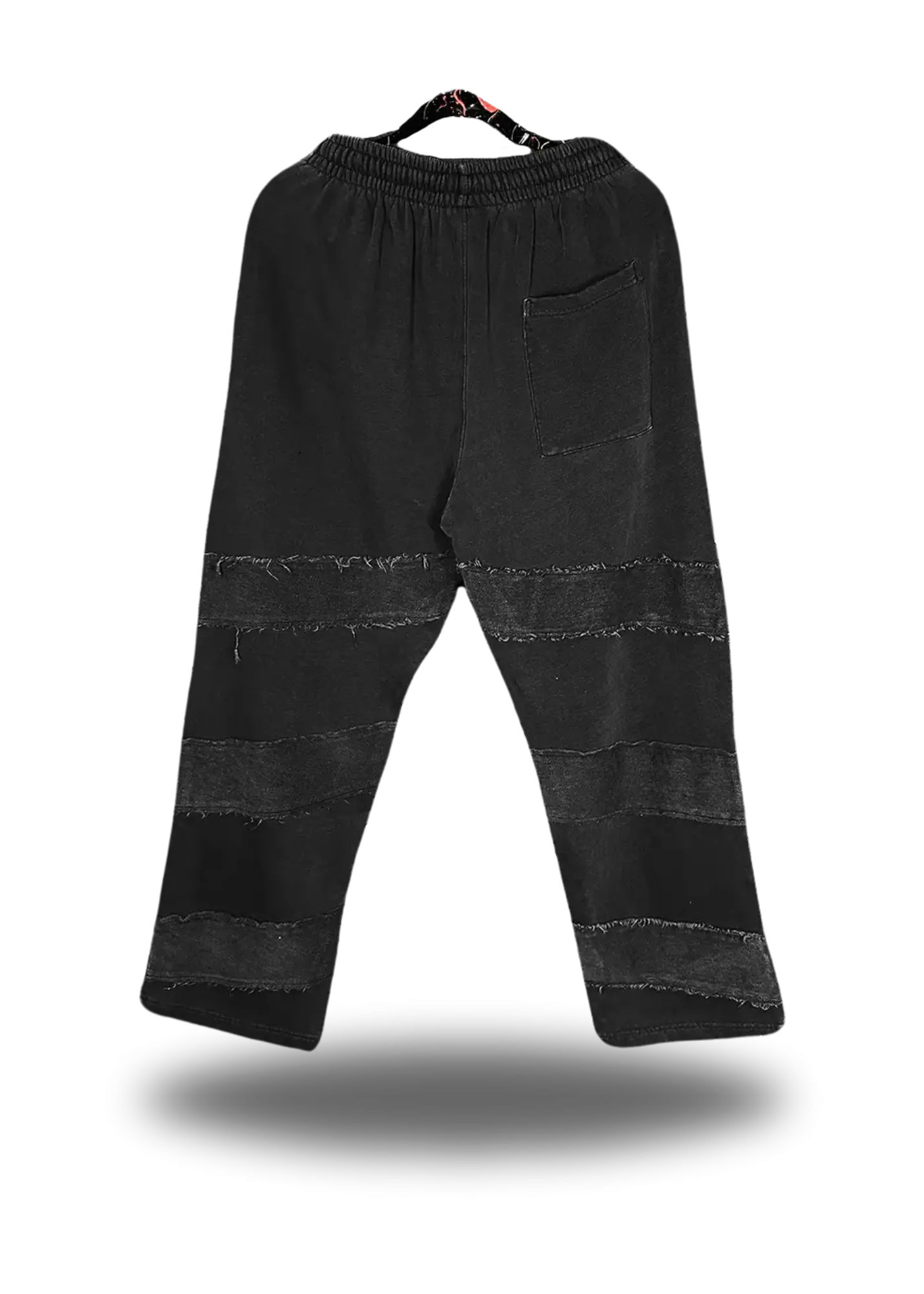BLACK PATCHED JOGGER