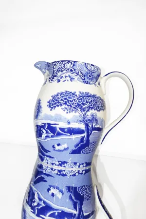 Blue Italian Pitcher