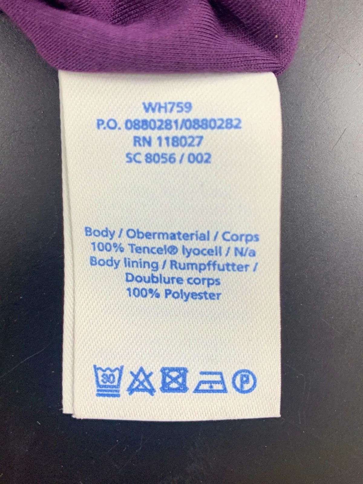 Boden Purple Sleeveless Dress UK 10R