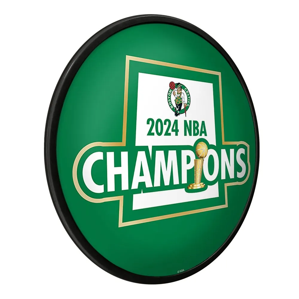 Boston Celtics: 2024 NBA Champions - Modern Disc Wall Sign