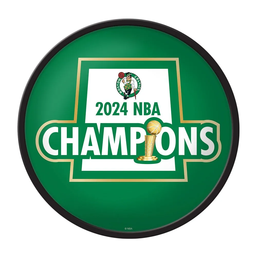 Boston Celtics: 2024 NBA Champions - Modern Disc Wall Sign