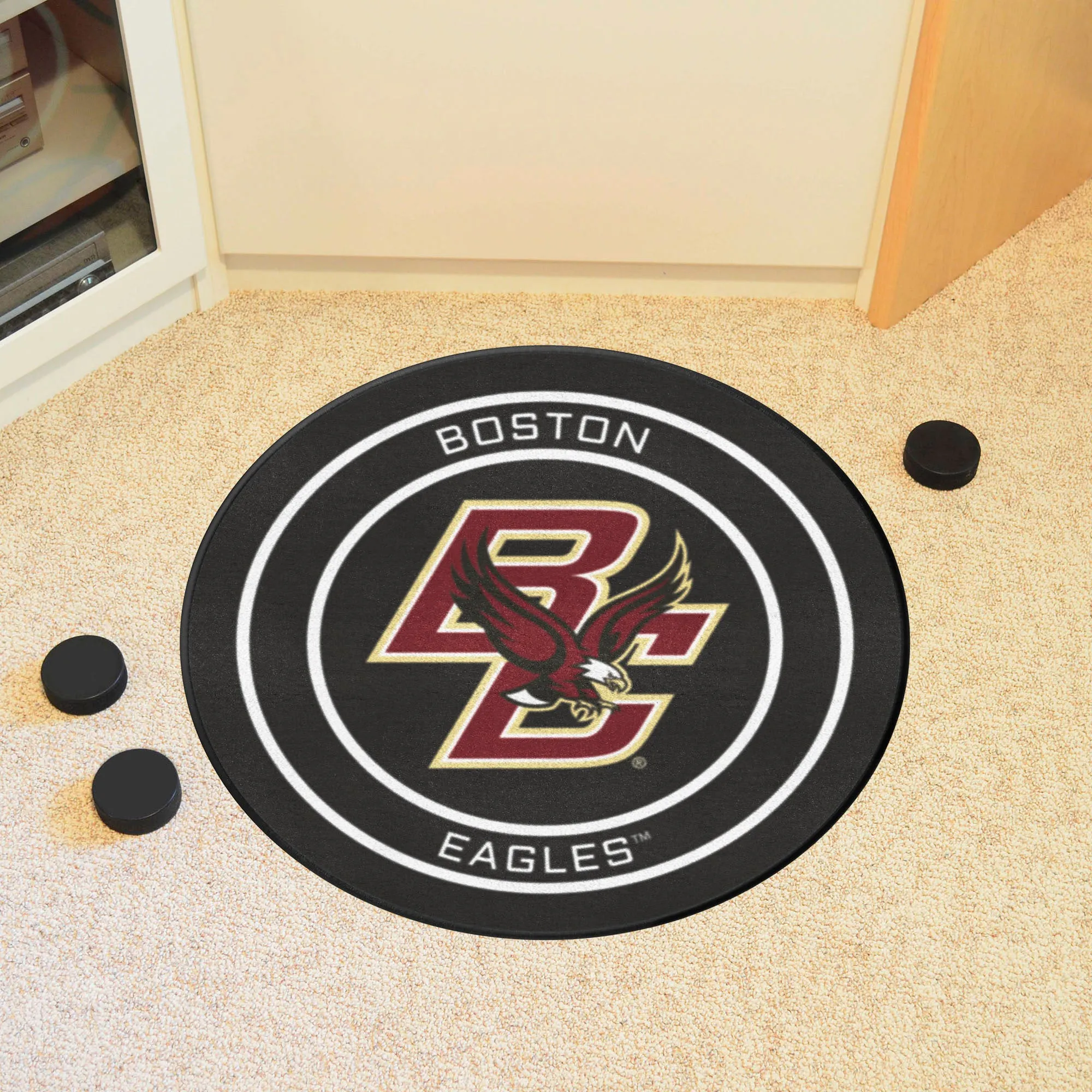 Boston College Puck Mat