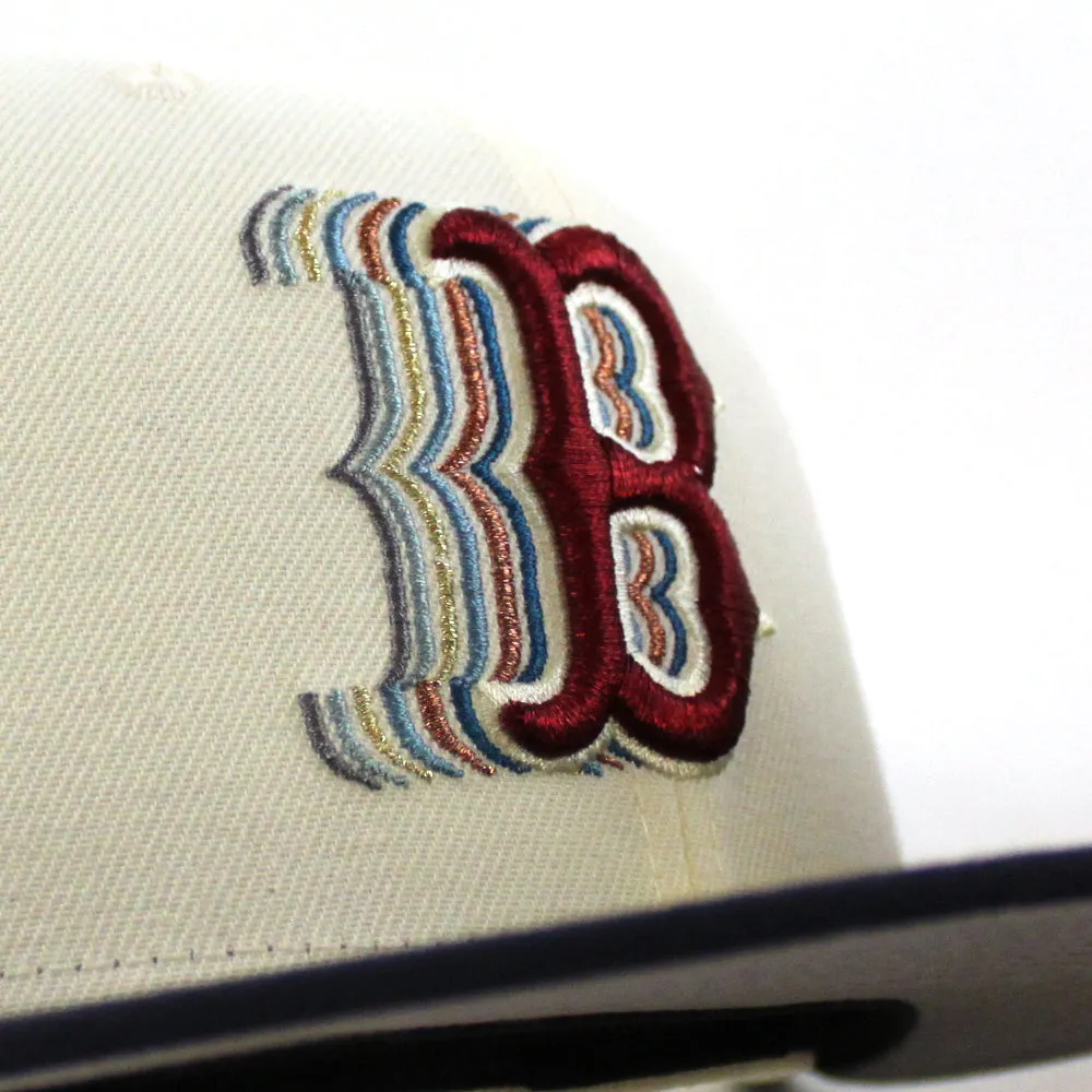 Boston Red Sox 1999 All Star Game New Era 59Fifty Fitted Hat (Chrome White Navy Gray Under Brim)