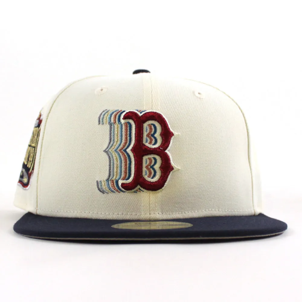 Boston Red Sox 1999 All Star Game New Era 59Fifty Fitted Hat (Chrome White Navy Gray Under Brim)