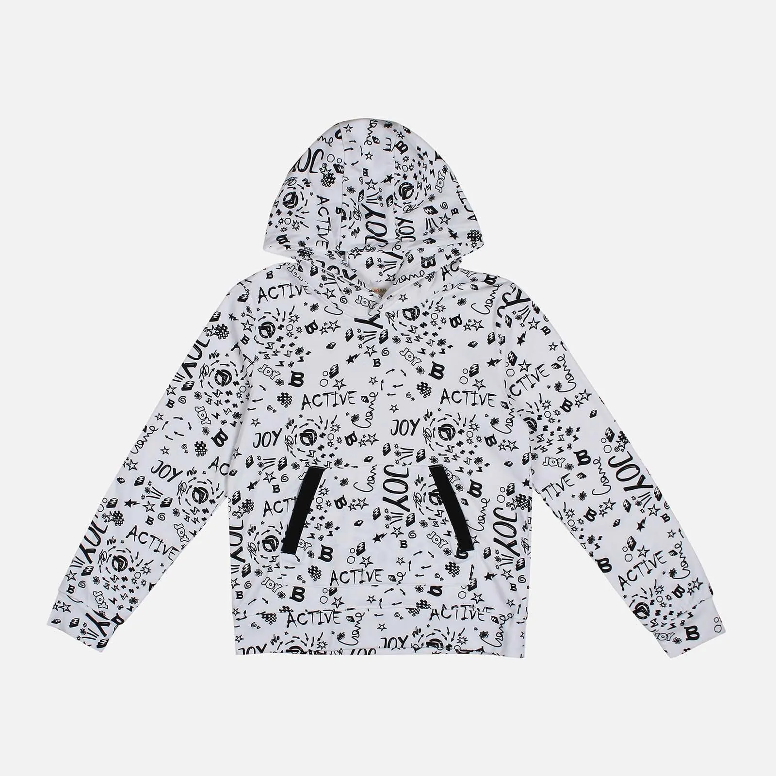 BOYS FASHION HOODED PULLOVER