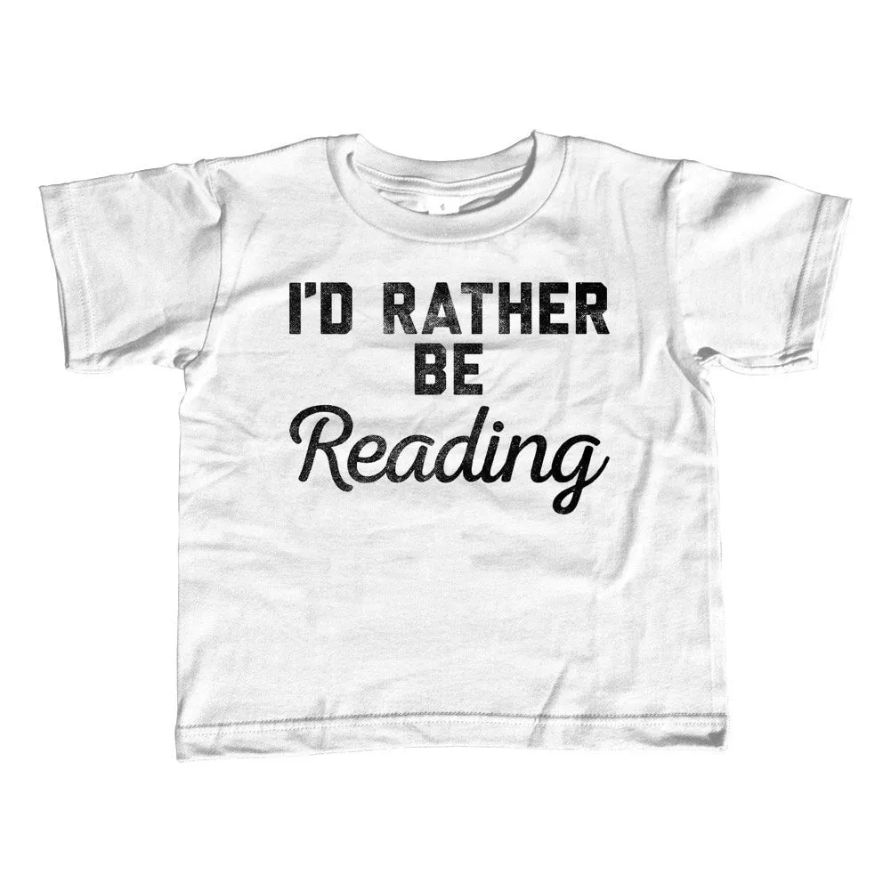 Boy's I'd Rather Be Reading T-Shirt