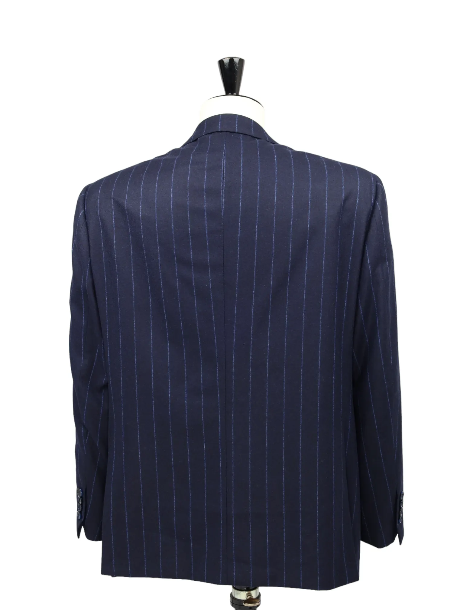 Brioni Navy Wool & Silk Chalk-Stripe Flannel Pallavicin Suit