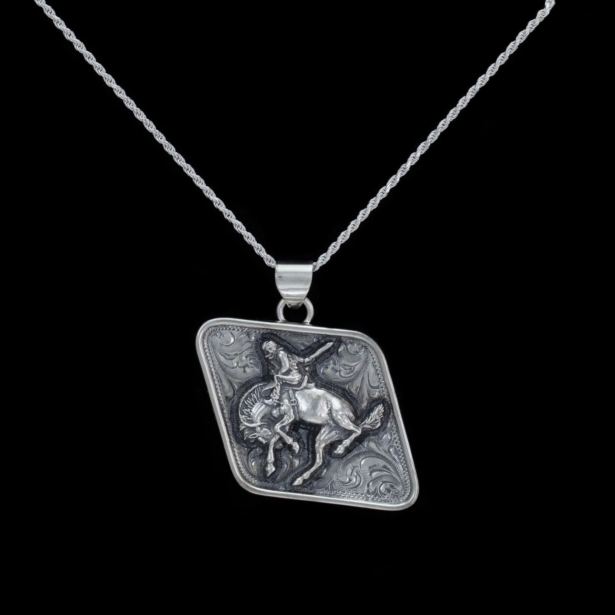 Bronc Rider Pendant