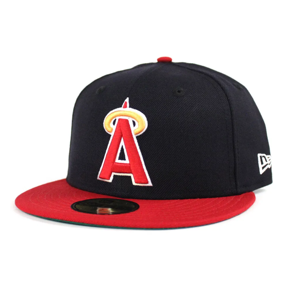 California Angels 73-91 New Era 59Fifty FItted Hat (Green Under Brim)