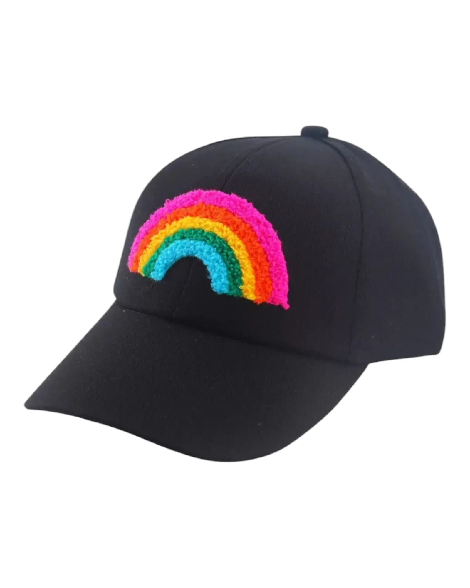 Cap with Rainbow Design