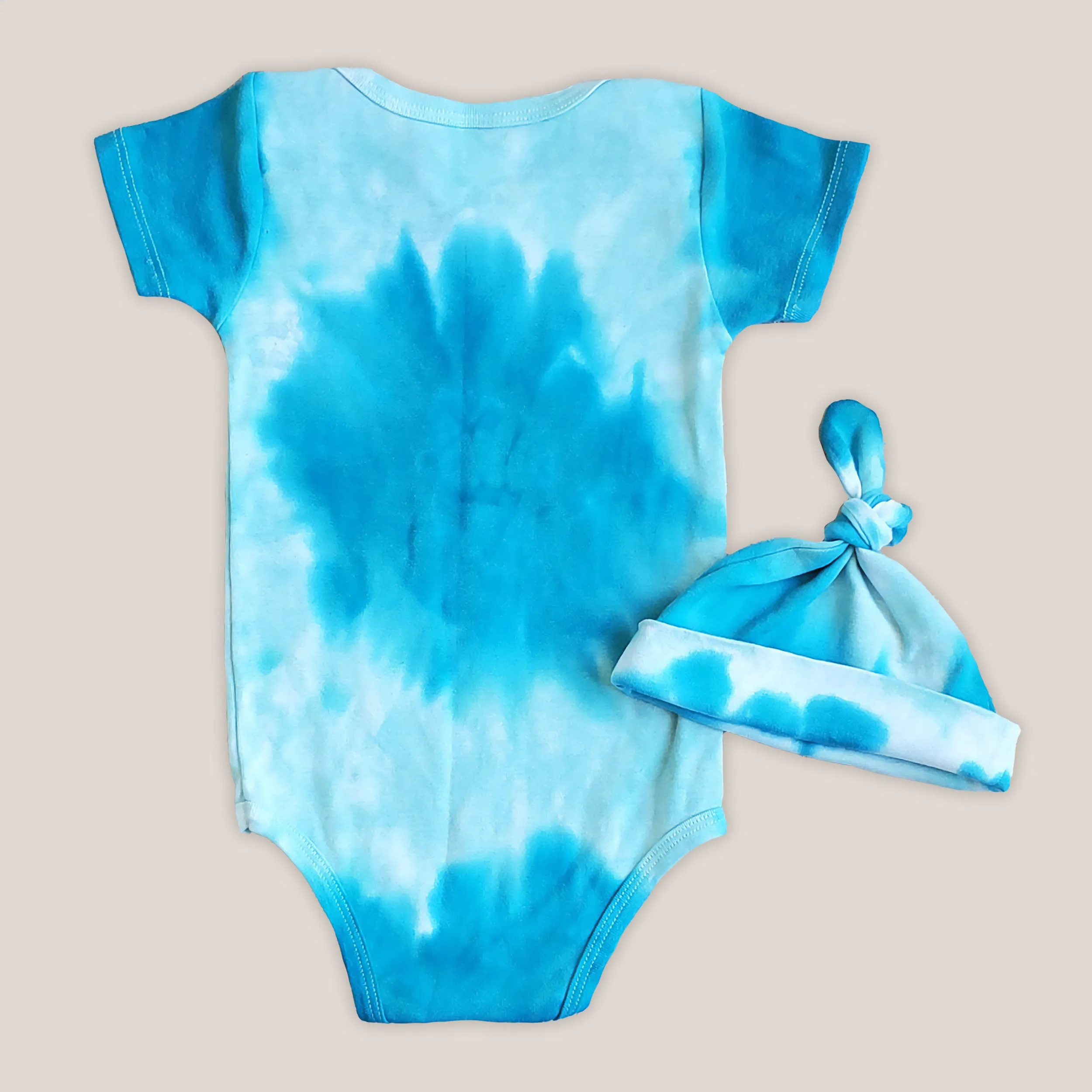 Caribbean Organic Tie Dye Baby Set