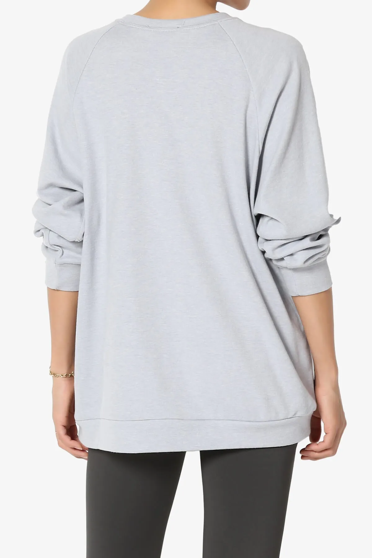 Carlene Cotton Raglan Sleeve Pullover Top PLUS