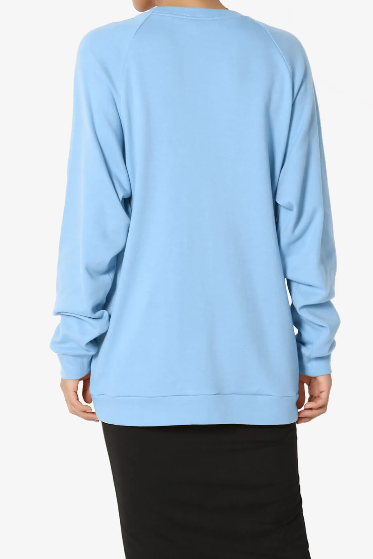 Carlene Cotton Raglan Sleeve Pullover Top PLUS