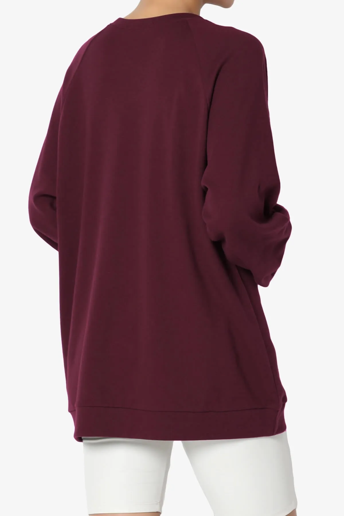 Carlene Cotton Raglan Sleeve Pullover Top PLUS
