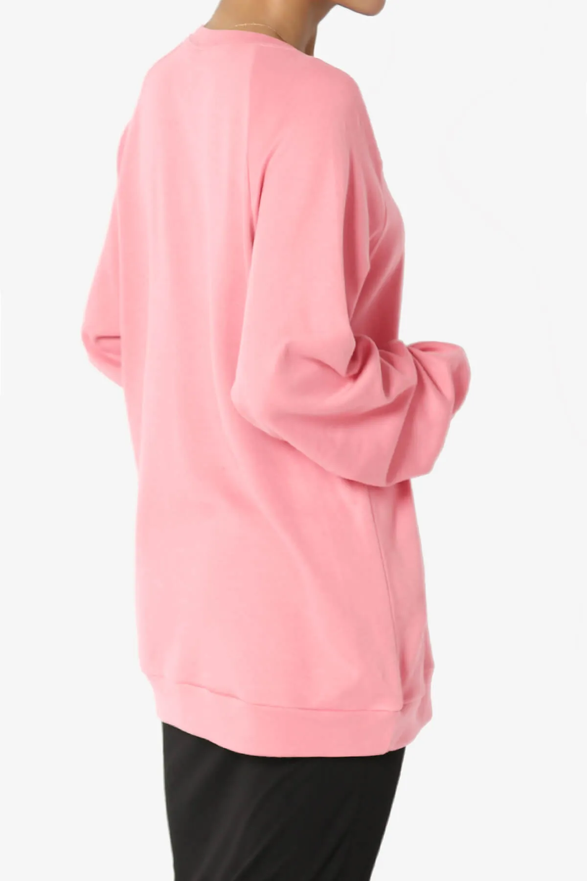 Carlene Cotton Raglan Sleeve Pullover Top PLUS