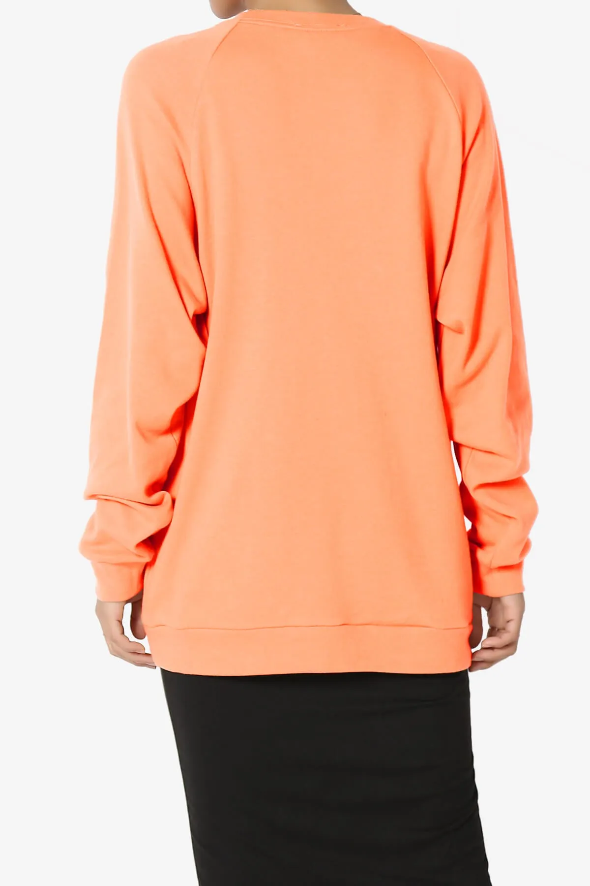 Carlene Cotton Raglan Sleeve Pullover Top PLUS