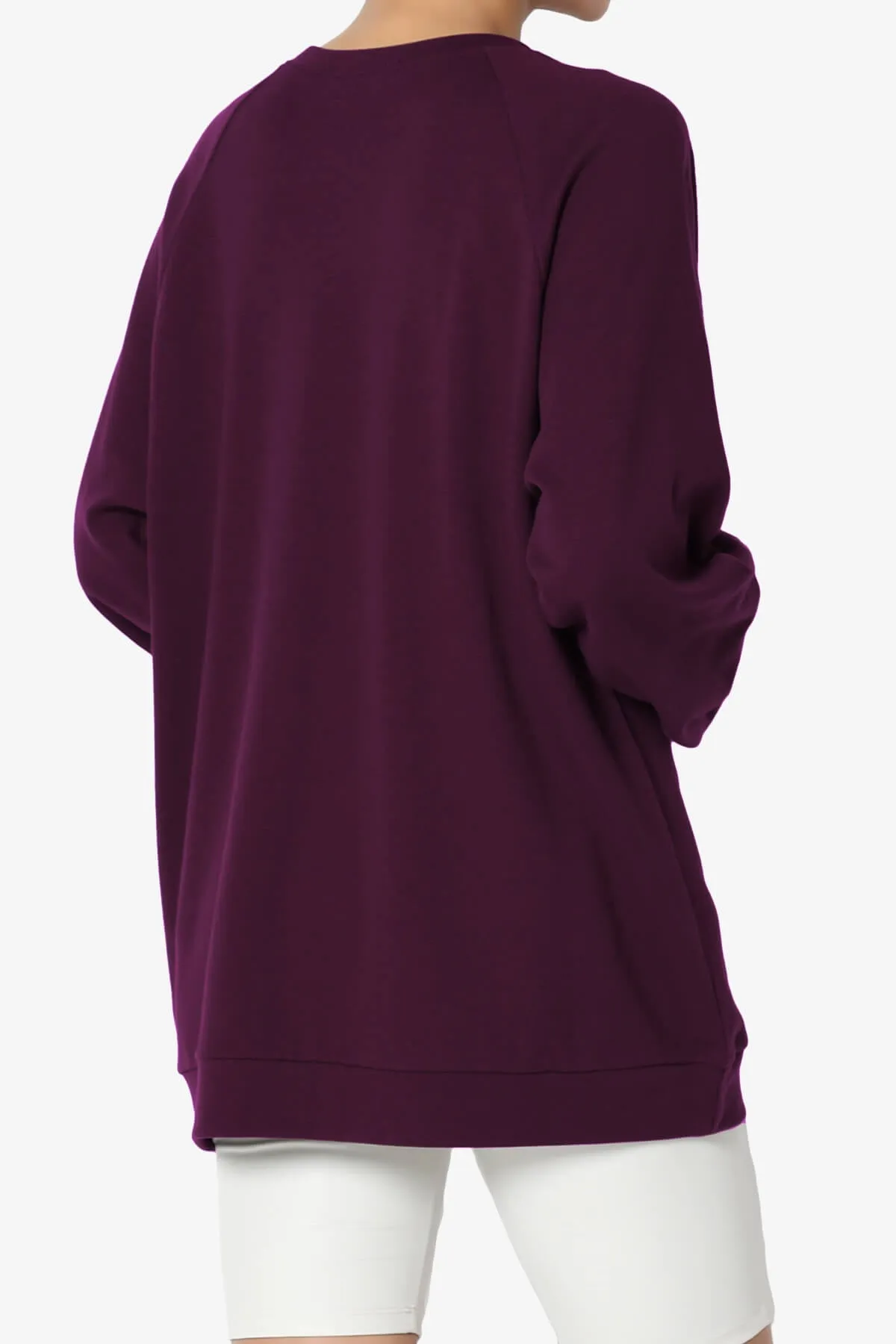 Carlene Cotton Raglan Sleeve Pullover Top PLUS