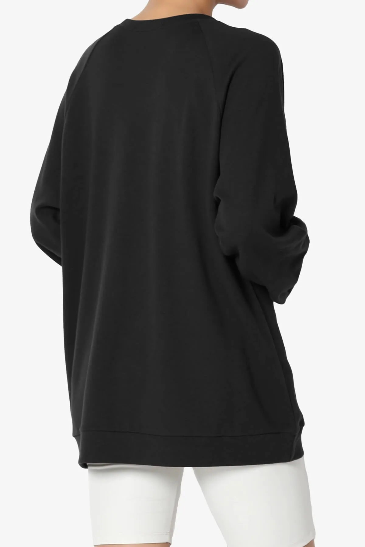 Carlene Cotton Raglan Sleeve Pullover Top PLUS