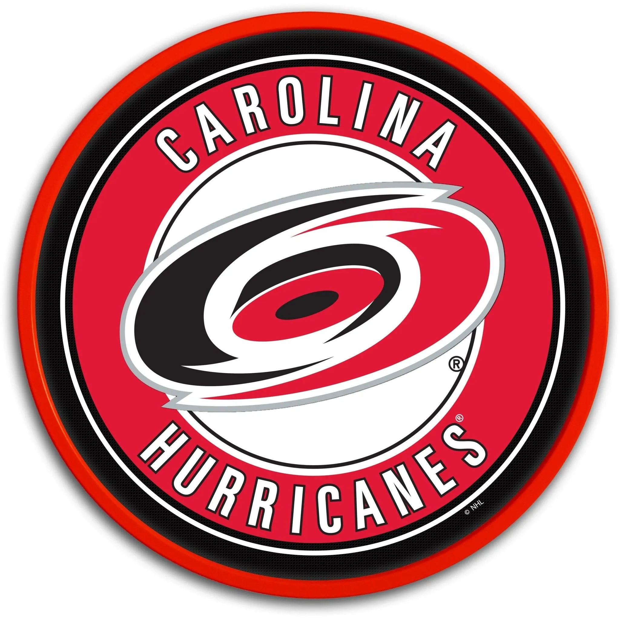 Carolina Hurricanes: Modern Disc Wall Sign