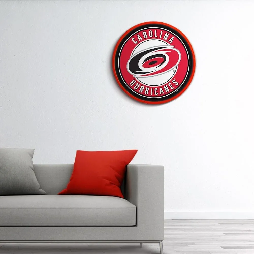 Carolina Hurricanes: Modern Disc Wall Sign