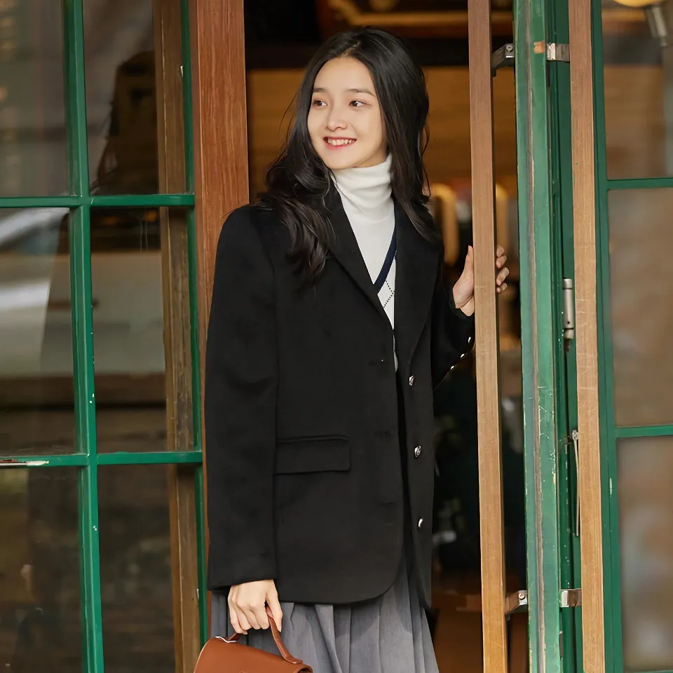 Casual Fleece Embroidered Jacket Suit