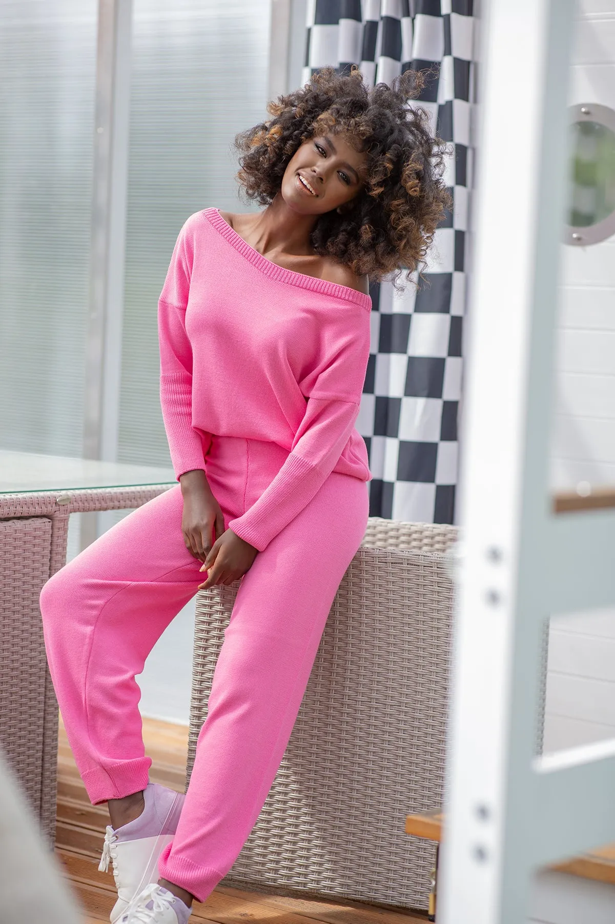 Casual style relaxed set