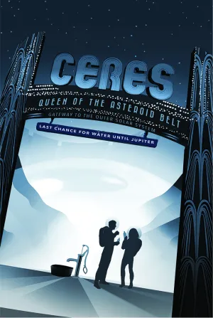 Ceres - Queen of the Asteroid Belt – NASA JPL Space Travel Poster