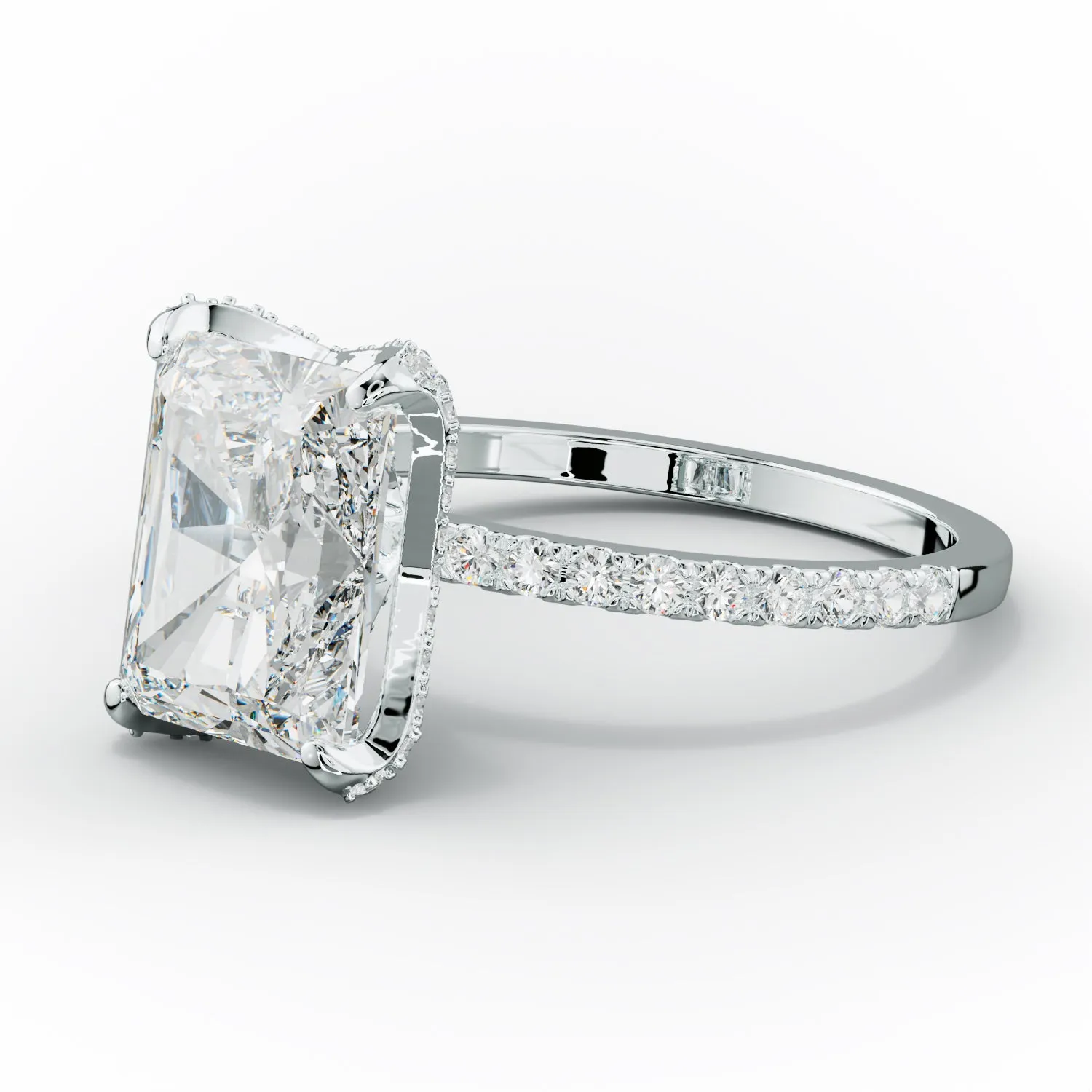 Charlotte Radiant Cut Diamond Engagement Ring