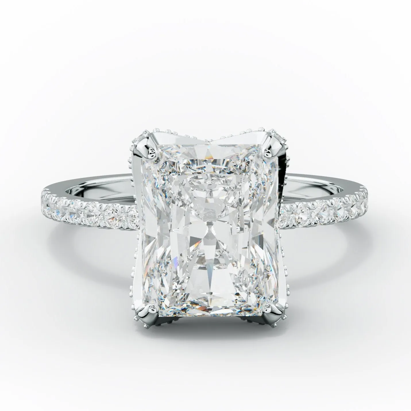 Charlotte Radiant Cut Diamond Engagement Ring