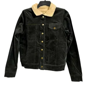 Chaser Trucker/Bomber Corduroy Sherpa Jacket Charcoal NWT