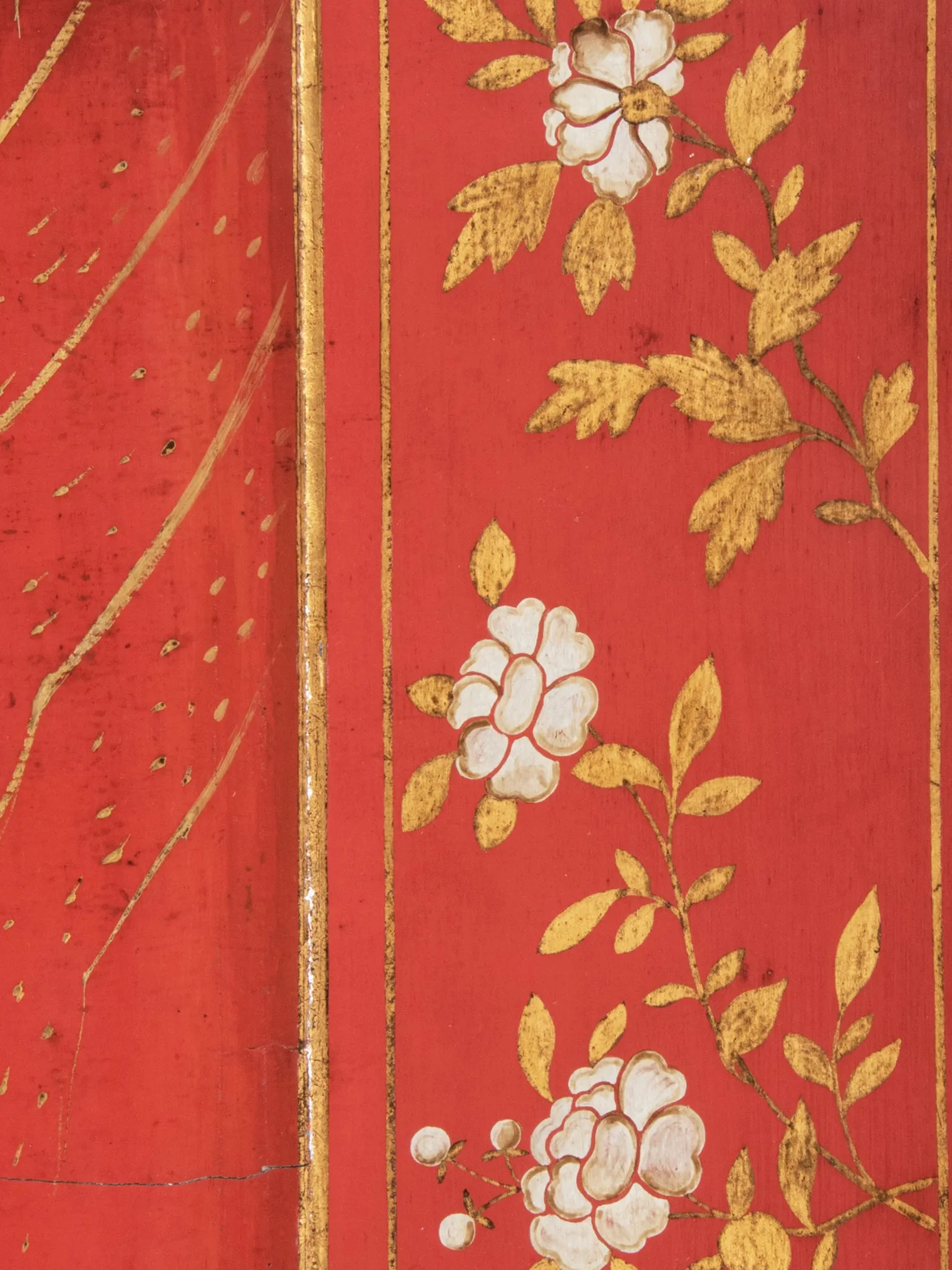 Chinese Lacquered & Hand-Painted Gilt Coffee Table - ON HOLD