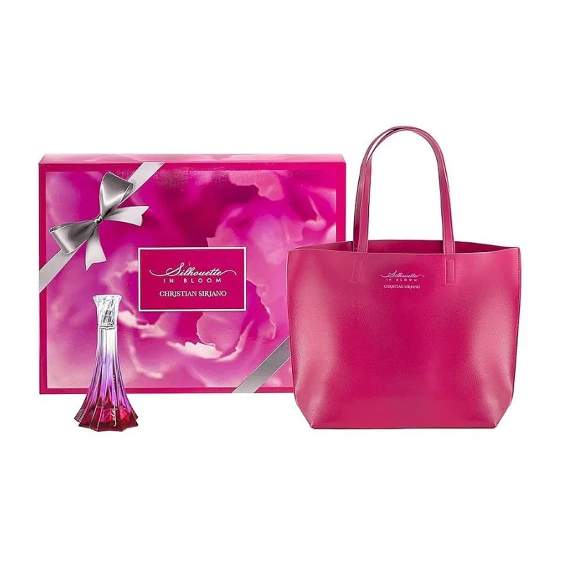 Christian Siriano Silhouette In Bloom For Women Set EDP 100ml   Shoulder Bag