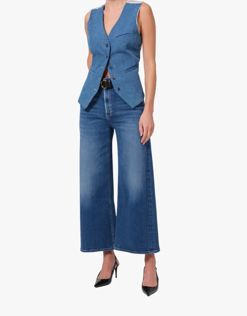Citizens of Humanity Lyra Wide Leg Crop jeans in Ambry