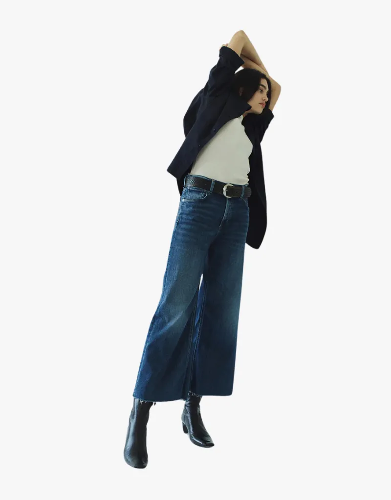 Citizens of Humanity Lyra Wide Leg Crop jeans in Ambry