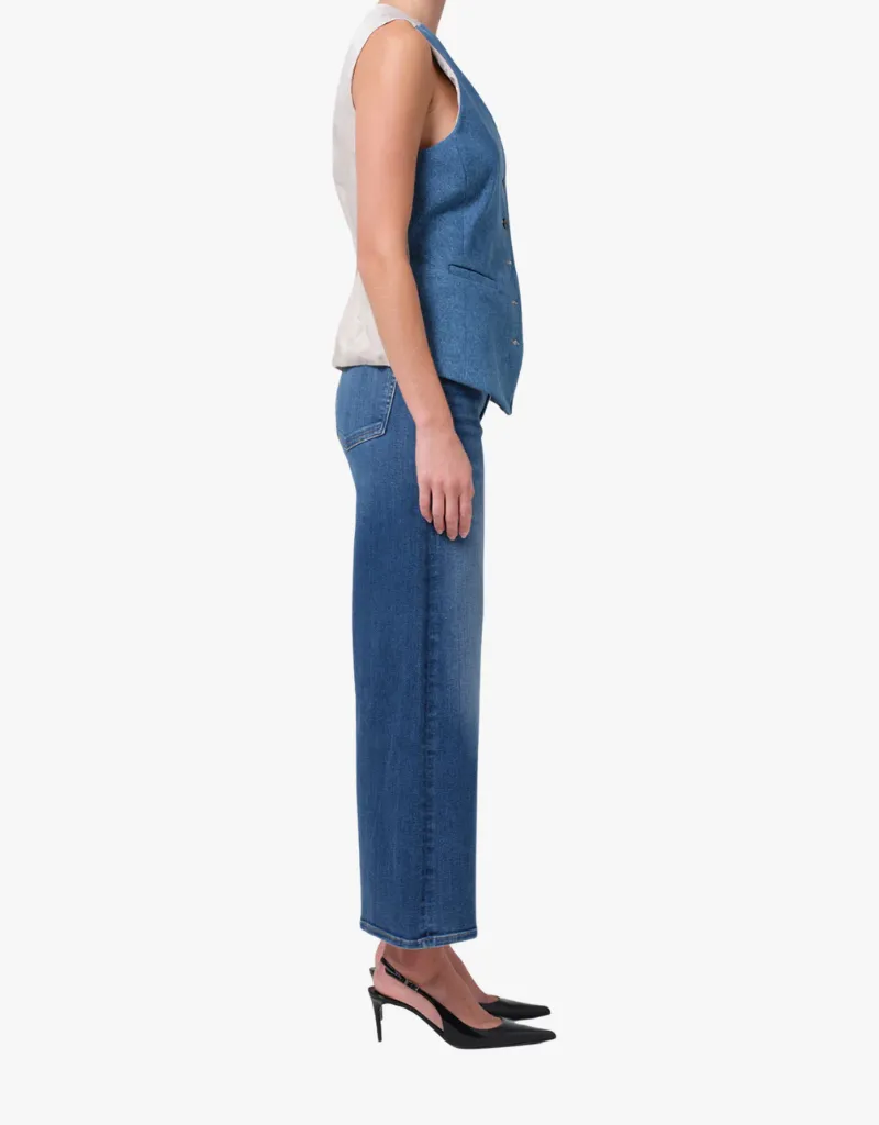 Citizens of Humanity Lyra Wide Leg Crop jeans in Ambry