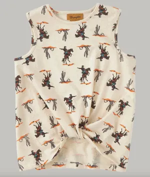 CL112346590 Girls Tank Top Western Print