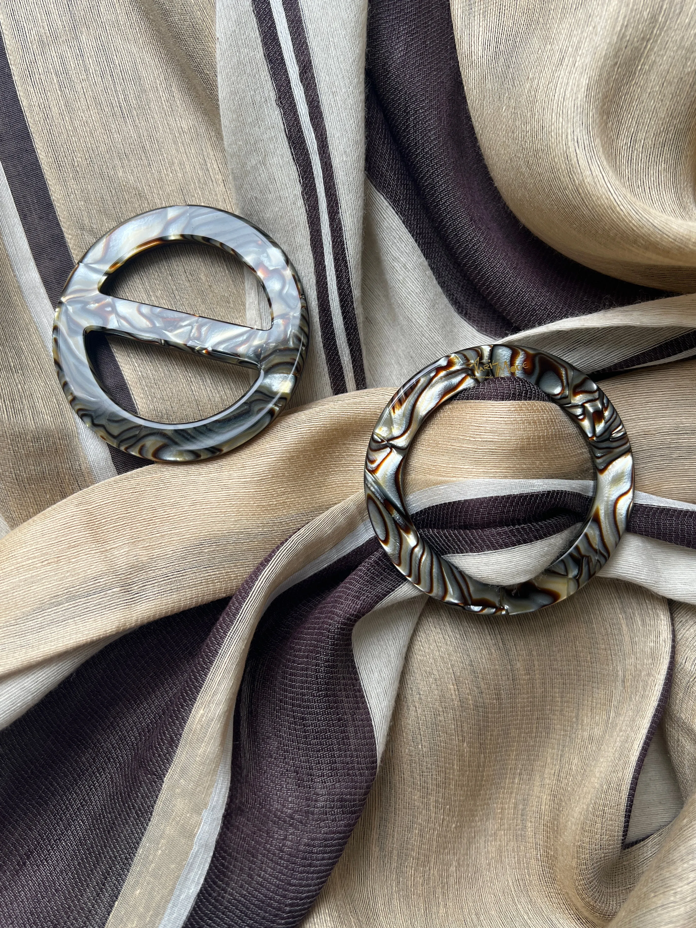 Classic Onyx Scarf Ring